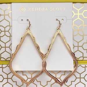 New Kendra Scott Sophee Earrings In Rose Gold